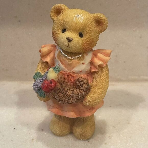 Cherished Teddies: Barbara "Giving Thanks For Our Family" - Picture 1 of 3